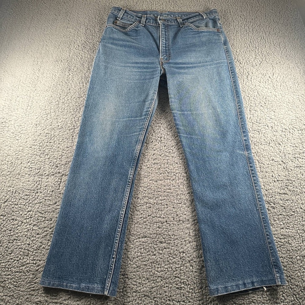 Vtg Levis 517 Jeans Mens 36x33(33x29 Fits)Bootcut Medium Wash Blue 90's USA